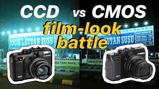 CCD vs CMOS FilmLook Battle Canon G12 vs G1X Recipes Battle [upl. by Rovelli]