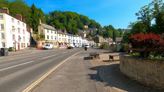 Cromford and Matlock Bath Village Walk English Countryside 4K [upl. by Eicam15]