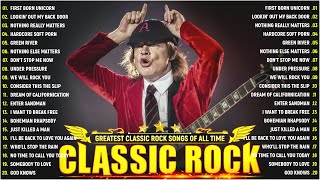 Top 100 Classic Rock Songs Of All Time 🔥 ACDC Pink Floyd Eagles Queen Def Leppard Bon Jovi [upl. by Ddene]