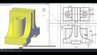 ORTHOGRAPHIC PROJECTION IN ENGINEERING DRAWING [upl. by Rap]