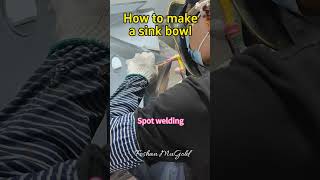 How to make a sink bowl handmade sink machine electrical box making machine cornerwelding machine [upl. by Lauraine500]