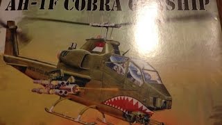 revell Ah1F Cobra Gunship time Lapse Build [upl. by Nylteak657]