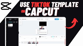 How To Use Tiktok Template In Capcut PC  Quick amp Easy [upl. by Nylekcaj]