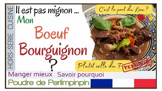 🇫🇷 Comment faire un BOEUF BOURGUIGNON 🎥 Tuto pas à pas en mode rapproché 🐄 [upl. by Enitsirhk]