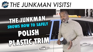 How To Safely Polish Painted Plastic Trim w The Junkman SinglePassNonFullCorrection [upl. by Bleier]