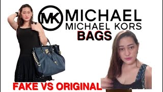 REAL VS FAKE MICHAEL KORS BAG By Jenneth Medina [upl. by Uri74]