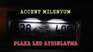 4Liraya Led Ampul Plaka Aydınlatma Nasıl yapılır Accent [upl. by Appolonia]