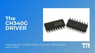 Installing CH340 driver a serial to USB converter [upl. by Ruenhs]