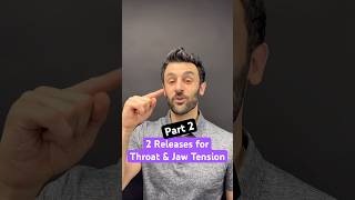 Part 2 of 2  Two Releases for Jaw  Throat Tension tmj tmd myofunctionaltherapy [upl. by Imoyaba]