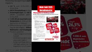 51 mehr Geld Einigung Metallindustrie igmetall tarifabschluss geld lohn gehalt [upl. by Kram]