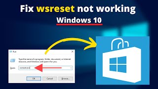 wsreset Not Working Windows 10  Easiest Way To Fix It [upl. by Uird]