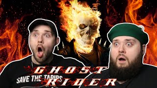 GHOST RIDER 2007 TWIN BROTHERS FIRST TIME WATCHING MOVIE REACTION [upl. by Atikan67]