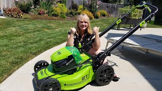 Greenworks Pro Lawn Mower Review [upl. by Ethelstan]