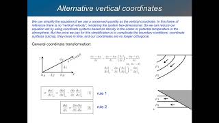 GFD 14  Density Coordinates and Shallow Water [upl. by Foah]