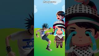 Punk rock Israel vs Palestina kartun animasi funny [upl. by Mell773]