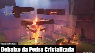 Sombra das Montanhas  Debaixo da Pedra Cristalizada  Genshin Impact [upl. by Naveb]