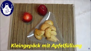 Kleingebäck mit Apfelfüllung  lecker [upl. by Ranice]