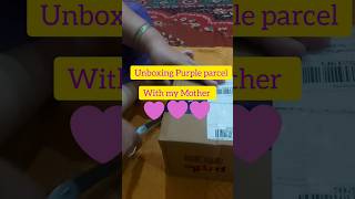 Unboxing Purple ParcelLets see whats inside the boxpurple Purpleorderunboxing affordable [upl. by Eeramit]