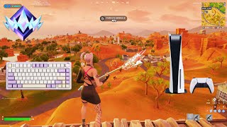 Fortnite Ranked Reload Remix on PS5  Keyboard amp Mouse Gameplay  120 FPS [upl. by Aluap201]