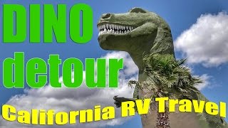 RV Travel in California  Cabazon Dinosaur Attraction [upl. by Eelyram3]