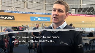 Digby Brown announce partnership with Scottish Cycling [upl. by Oicor]