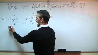 Ajustar una reacción QUIMICA en medio acido REDOX Ionelectron BACHILLERATO [upl. by Sewellyn]