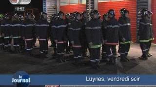 Les pompiers dIndreetLoire endeuillés [upl. by Aneehs]