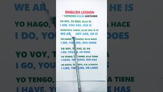 Aprende a conjugar verbos esenciales en inglés ser hacer ir y tener inglésparatodos aprendoingl [upl. by Ettegroeg]