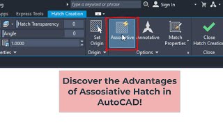 Discover the Advantages of Associative Hatch in AutoCAD [upl. by Alida]