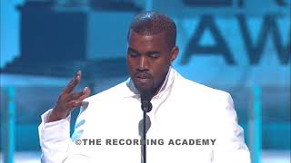 2005  Kanye West Wins Grammy Best Rap Album The College Dropout Speech [upl. by Annodal349]