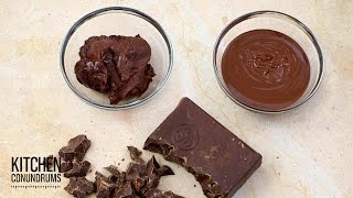 How to Melt Chocolate the Right Way  Kitchen Conundrums with Thomas Joseph [upl. by Anav489]