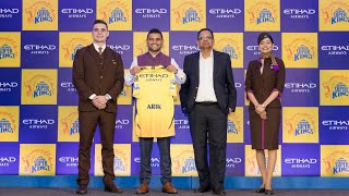 Etihad Airways becomes Official Sponsor of Chennai Super Kings  Jersey Launch [upl. by Nicholson]