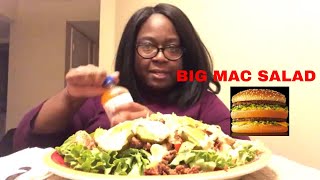 Big Mac Salad 🥗 Mukbang [upl. by Filomena]