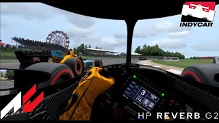 IndyCar  Barber Motorsports Park  Assetto Corsa VR 4K  DW12  Romain Grosjean [upl. by Fidelis828]