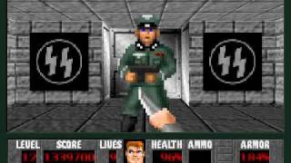 PC  Wolfenstein 3D Castle Totenkopf SDL  Level 12 [upl. by Helbon491]