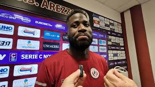 ArezzoTernana 12 intervista a Roberto Ogunseye [upl. by Nitreb17]