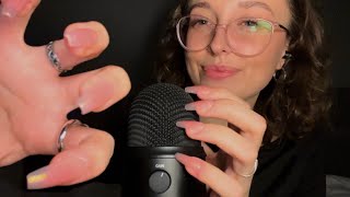 ASMR fast bare mic scratching with layered mouth sounds and inaudible whispers [upl. by Rudwik]