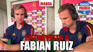 Entrevista Radio MARCA a Fabian Ruiz jugador de la Selección Española y el PSG I MARCA [upl. by Nodle]