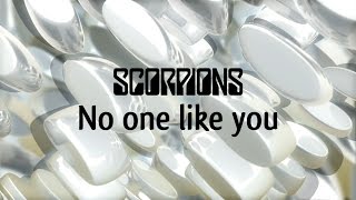 Scorpions  No one like you Lyric Video [upl. by Eiser]