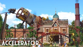 Planet Coaster 2  Accelerator Timelapse  POV  Blueprint [upl. by Aig]