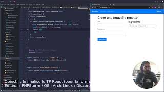 LiveCoding  Finition du TP React [upl. by Dex605]