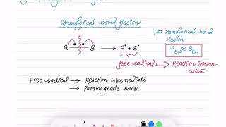 LECTURE1 ON RXN MECHANISMCLEAVAGE OF COVALENT BONDHOMOLYTIC amp HETEROLYTIC BOND FISSION BY SANTOSH L [upl. by Petronia378]