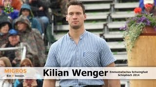 Kilian Wengers sechs Gänge am Emmentalischen Schwingfest 2014 [upl. by Ellehcyt821]