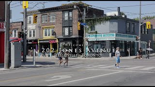 202 Jones Avenue Toronto  Leslieville [upl. by Daune]