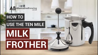 How To Use the Ten Mile Milk Frother [upl. by Atinot733]