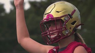 Meet Brookwood kicker Caitlyn Soroka  FOX 5 News [upl. by Flora]