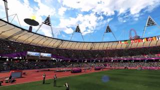 London 2012  Game Clip  Olympic Stadium Fly Through [upl. by Teodoro442]