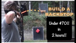 Archery Backstop Build [upl. by Lyford]