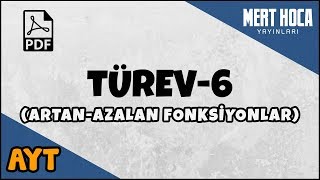 Türev6 Artan Azalan Fonksiyonlar [upl. by Kcirdlek867]