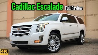 2019 Cadillac Escalade ESV FULL REVIEW  DRIVE  19Feet of Pure Opulence [upl. by Kerry729]